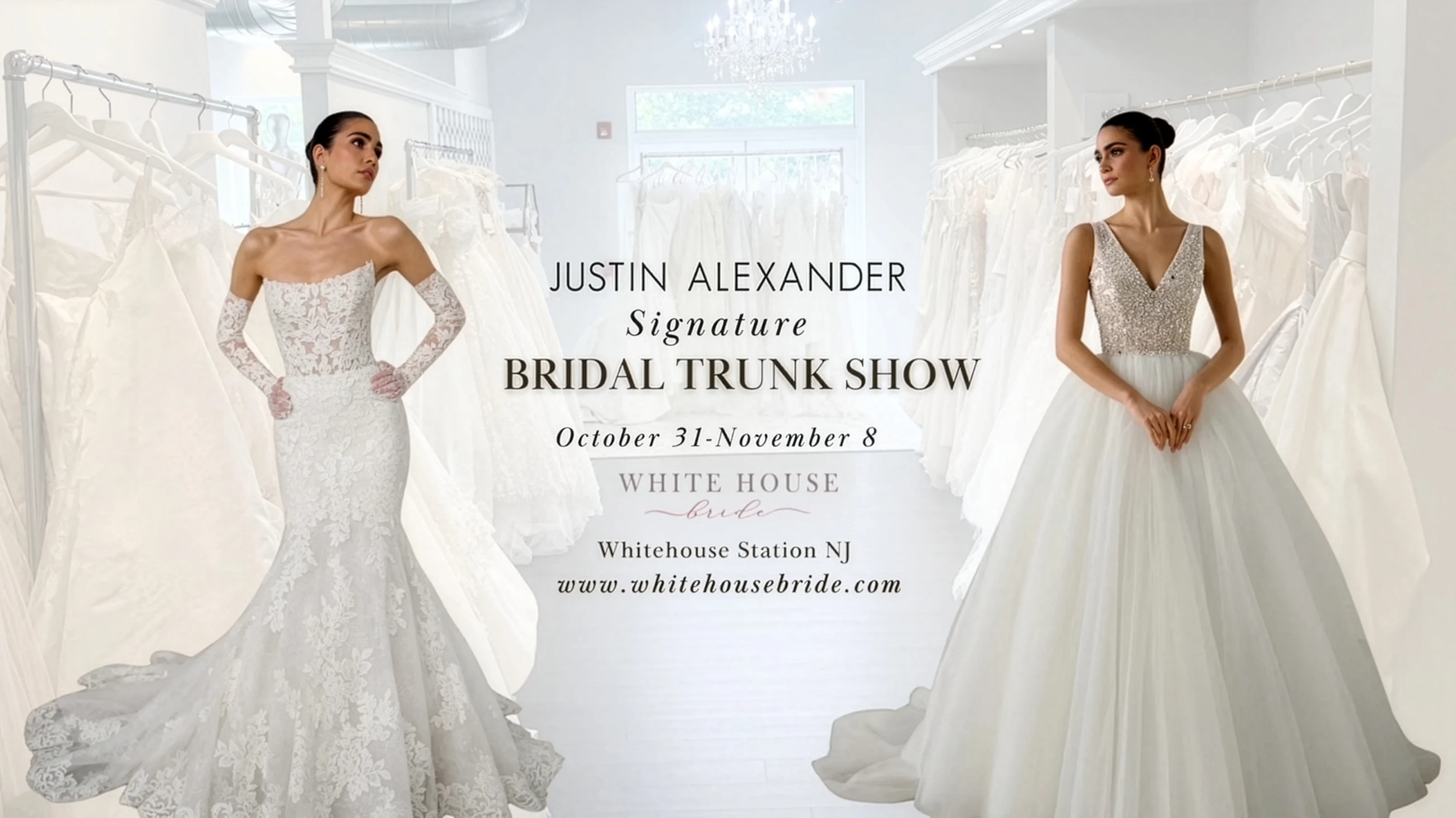Justin Alexander Signature Bridal Trunk Show Banner Desktop