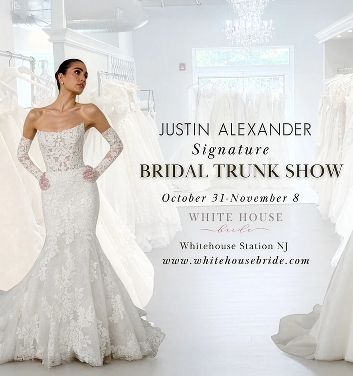 Justin Alexander Signature Bridal Trunk Show Banner Mobile